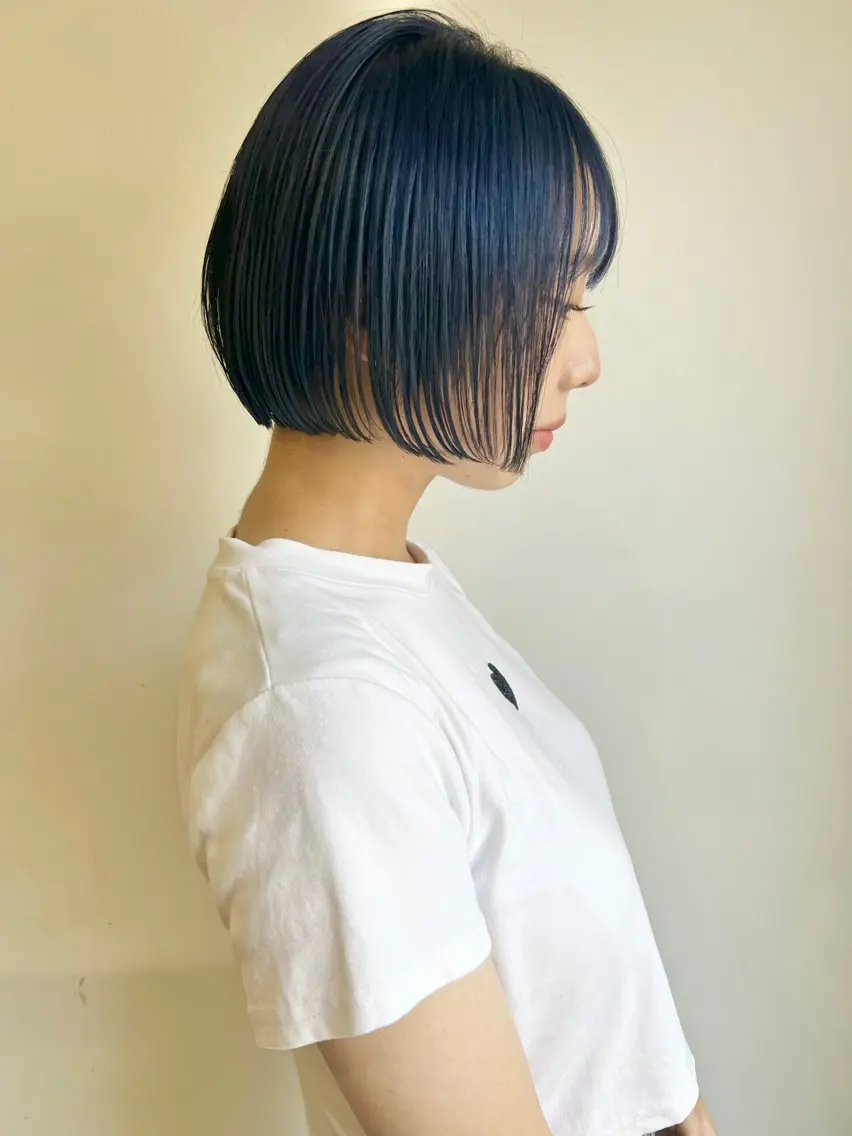 ショート ショートボブ ボブレイヤー ボブ 髪質改善 韓国風ヘア ヘアカラー トリートメント suii..hair designのヘアスタイル