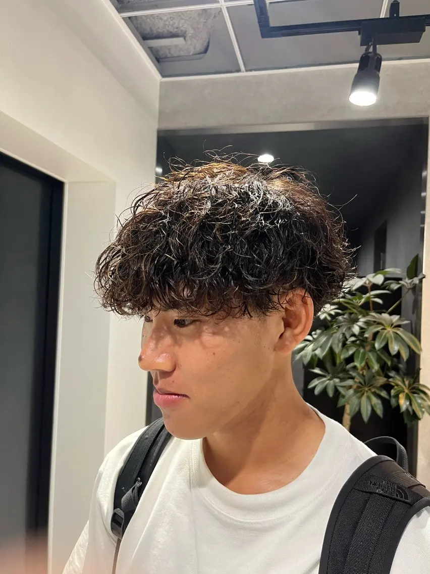 ショート カラー メンズ キッズ カット パーマ トリートメント ヘアセット 🔥パーマ特化🔥 優馬のヘアスタイル