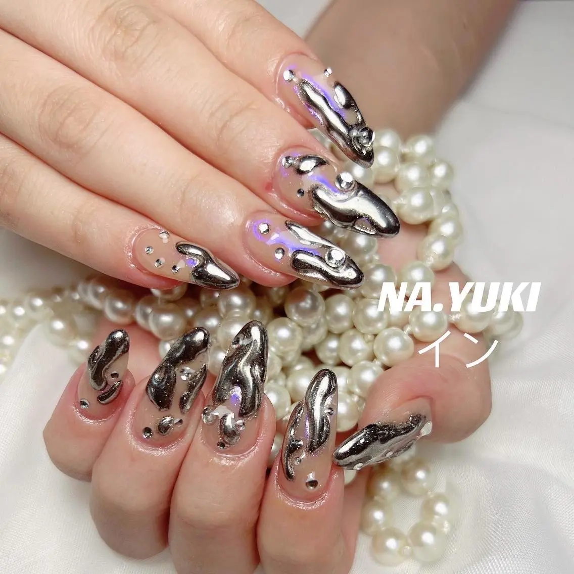 ネイル アートネイル ハンドネイル ハンドケア ナユキNA.YUKI 池袋店のネイルデザイン
