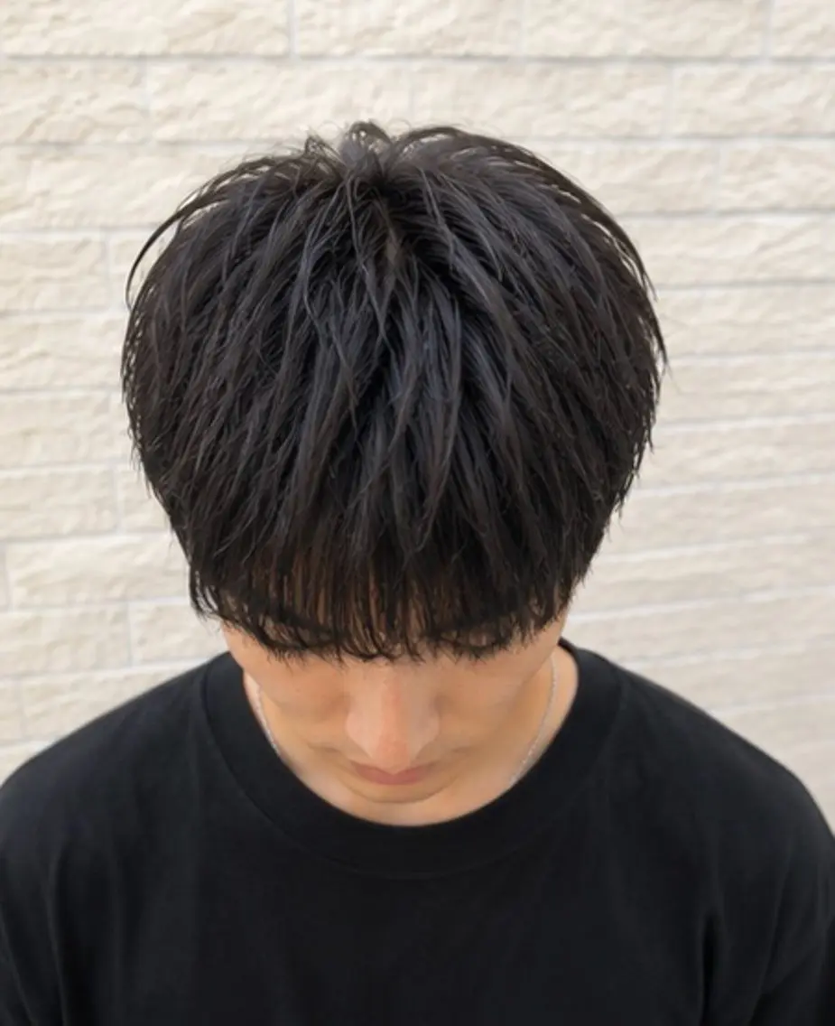 ミディアム メンズ 🔥メンズカット& メンズカラー保坂太一のヘアスタイル
