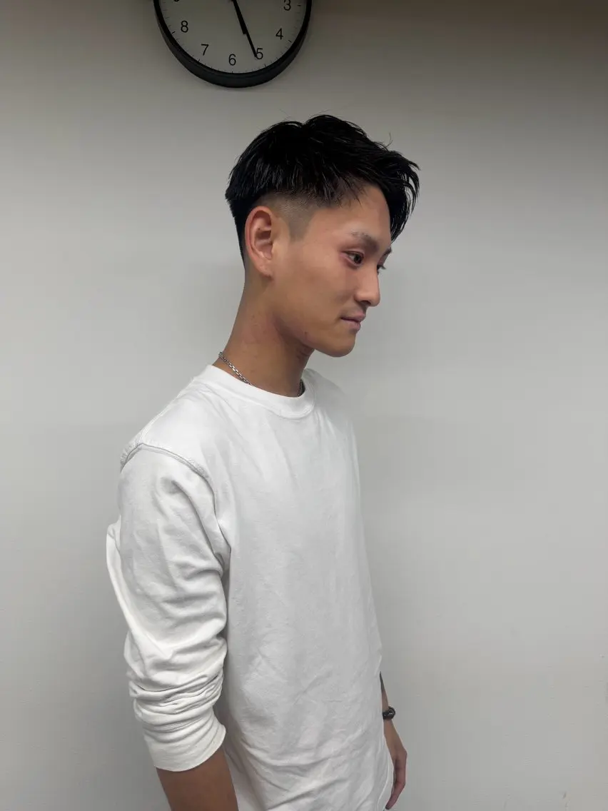 メンズ マッシュ green 実秋のヘアスタイル