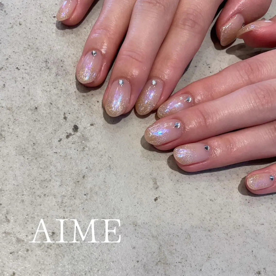 ネイル アートネイル ハンドネイル AIME （momo）のネイルデザイン