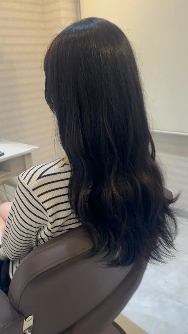 ロング カット ヘアカラー トリートメント ❤️可愛いハイトーン ならMINATOのヘアスタイル