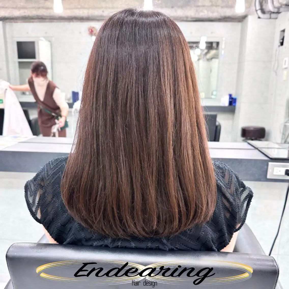 カラー アッシュ アッシュブラウン ブラウンカラー 透明感カラー カット ヘアカラー Endearing 銀座/レイヤーカットのヘアスタイル