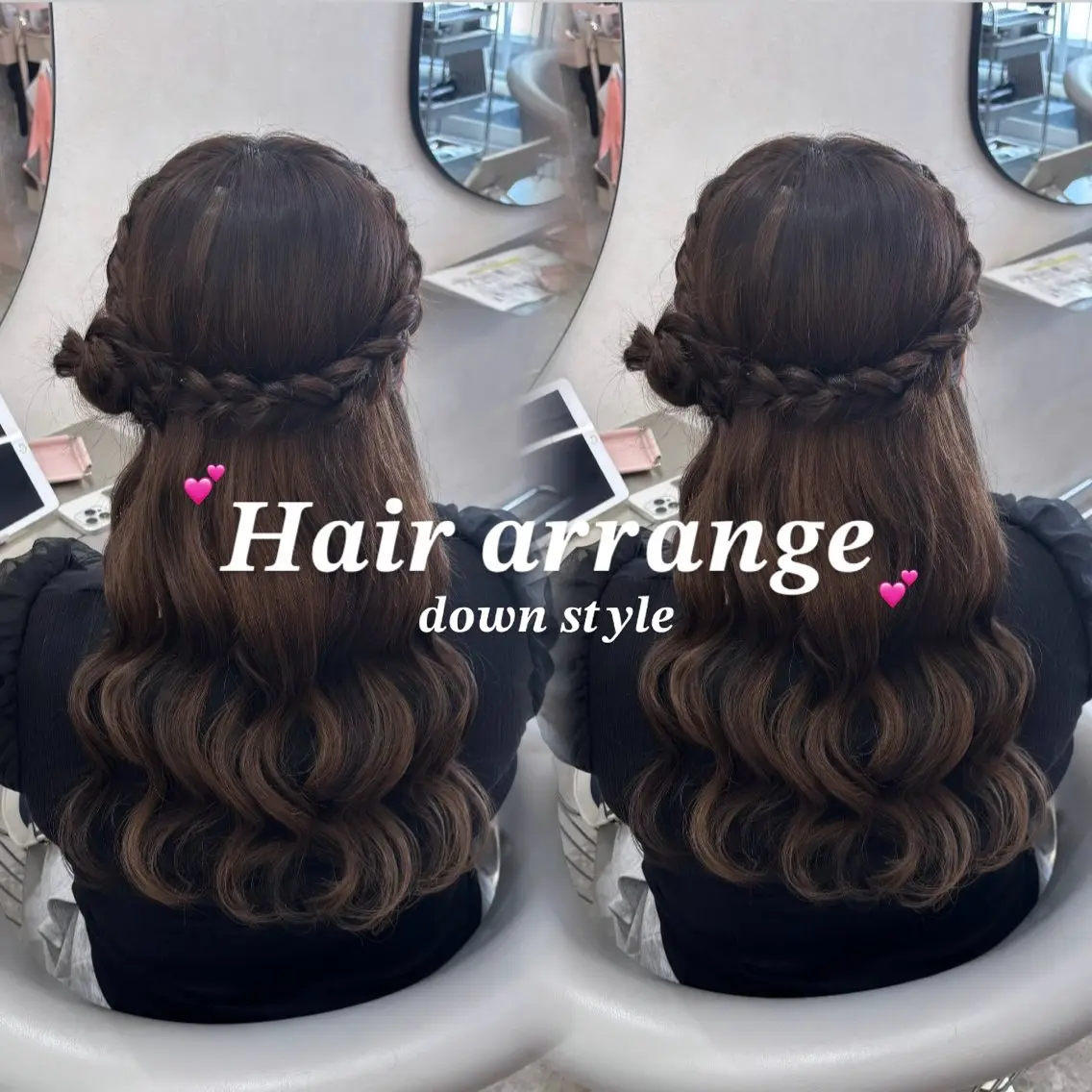 ロング ヘアアレンジ ヨシンモリ yurina🩰新宿 艶カラー・アレンジのヘアスタイル