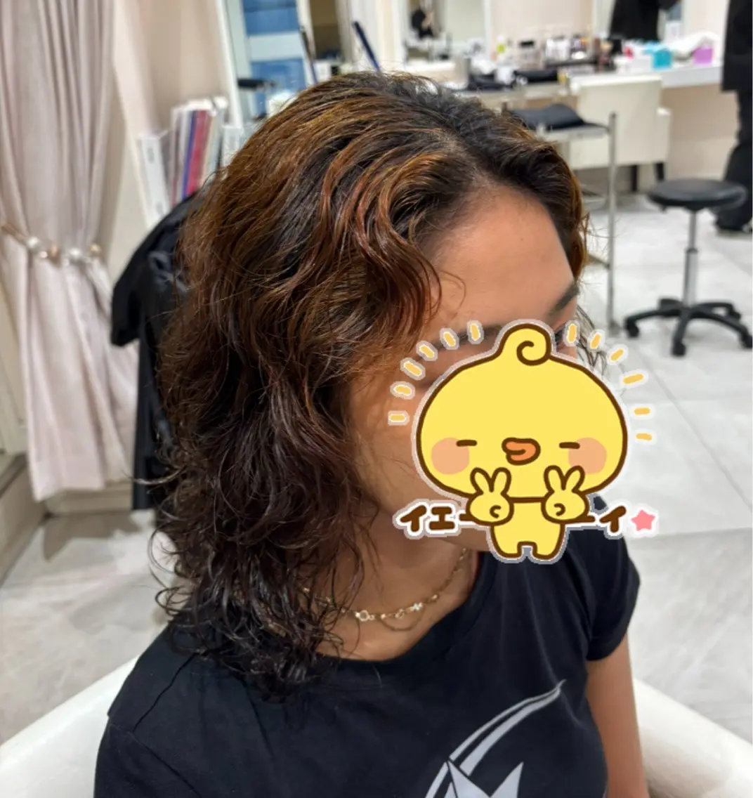 パーマ 間島 叶のヘアスタイル
