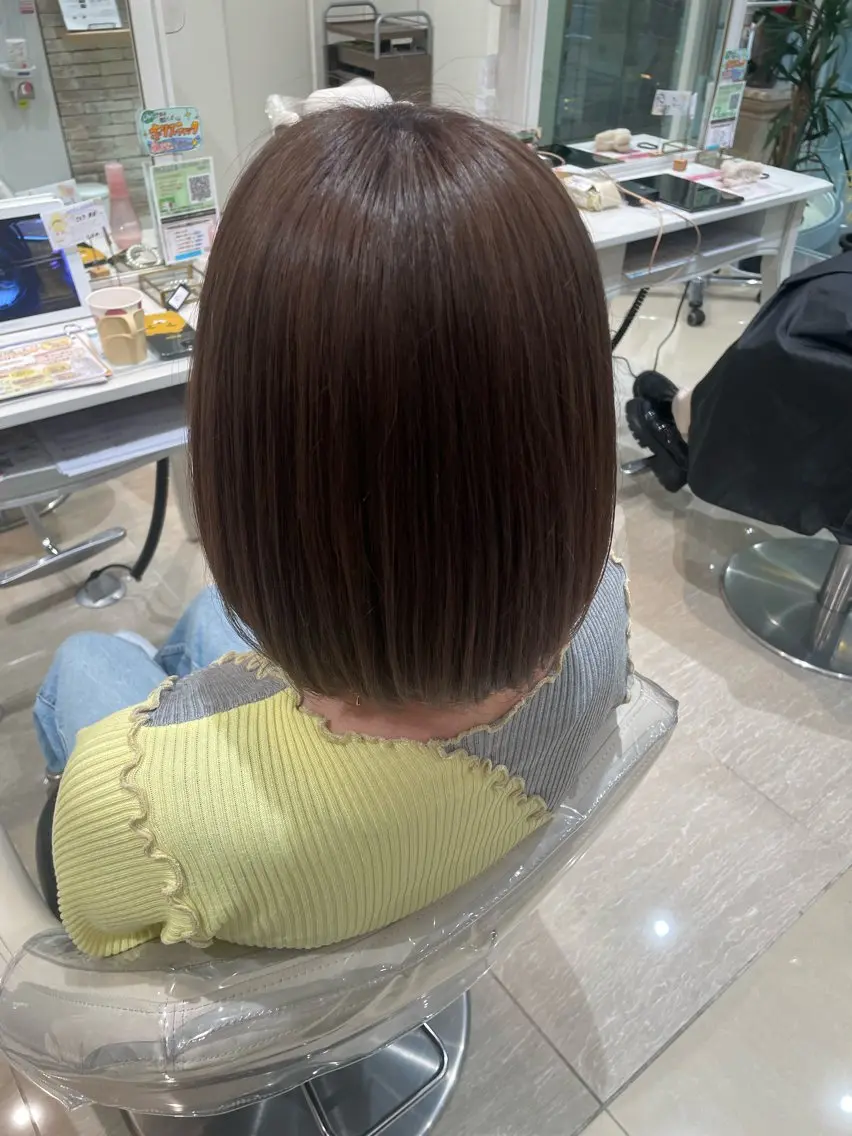 ミディアム ヘアカラー レイヤー×ハイライト 🌷RINA🌷のヘアスタイル