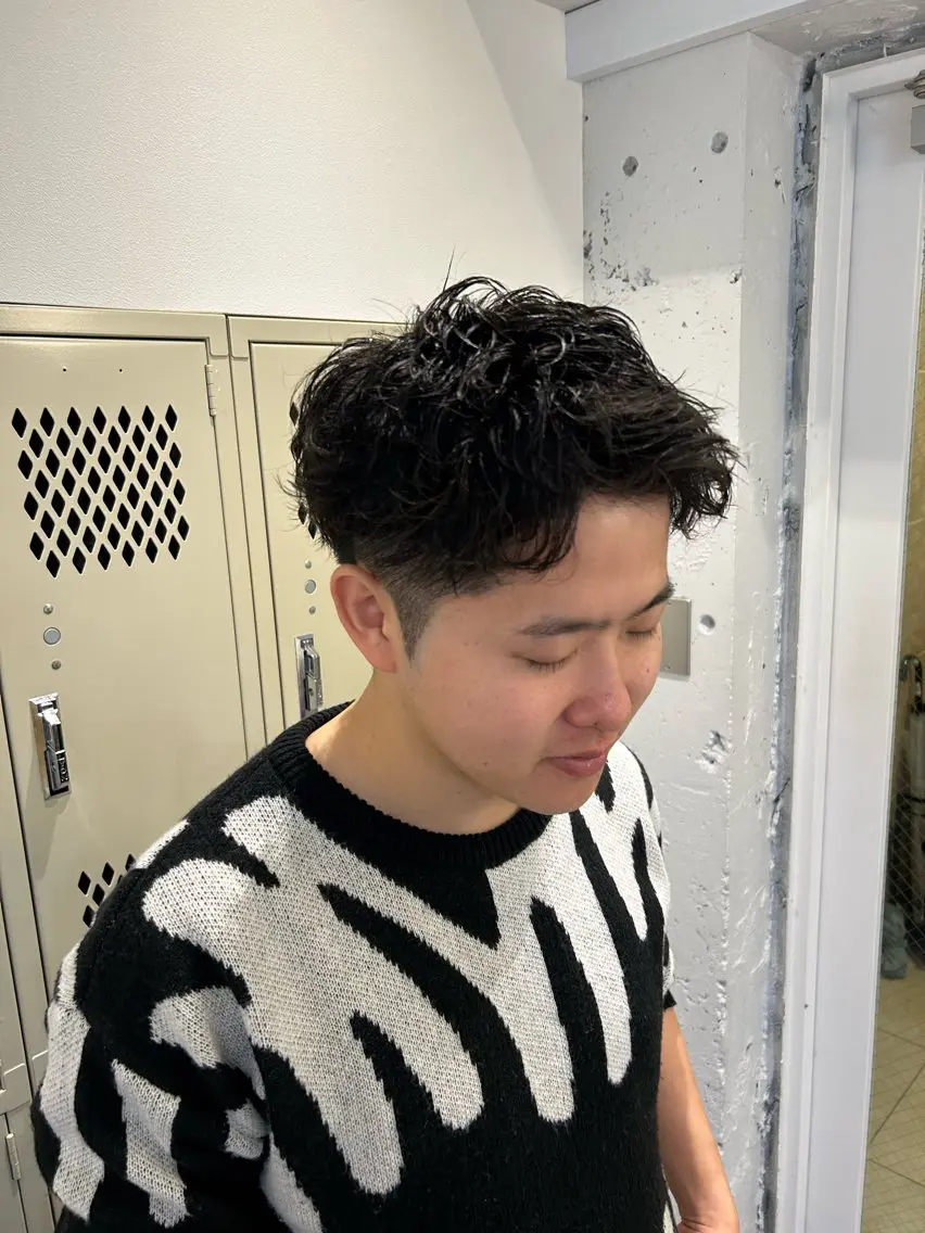 メンズ カット パーマ トリートメント 天神大名メンズ特化 シュウのヘアスタイル