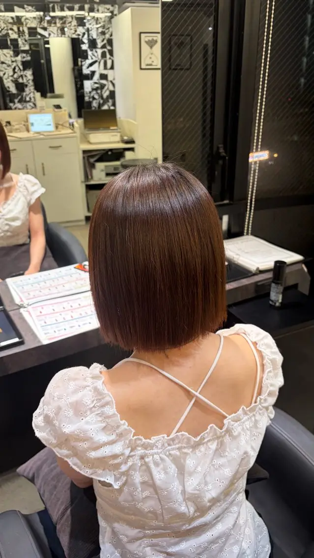 縮毛矯正 森下 美穂のヘアスタイル