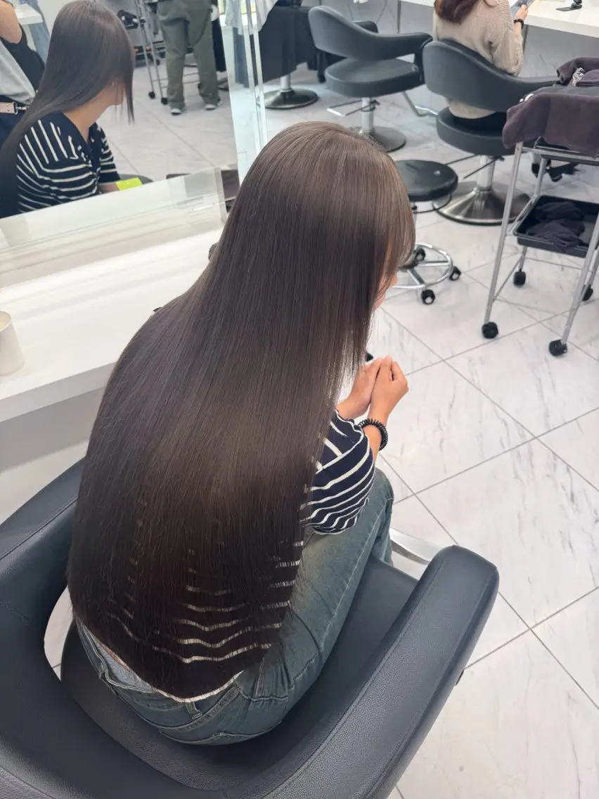 ロング カラー ヘアアレンジ Over hair_ misakiのヘアスタイル