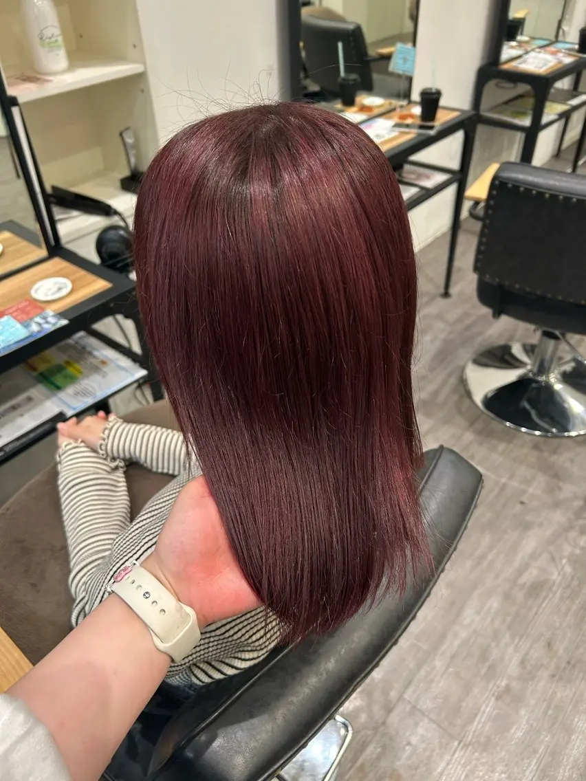 ミディアム カラー ラベンダーカラー ピンクカラー ピンクラベンダー cocotte 💟草間紫音💟のヘアスタイル