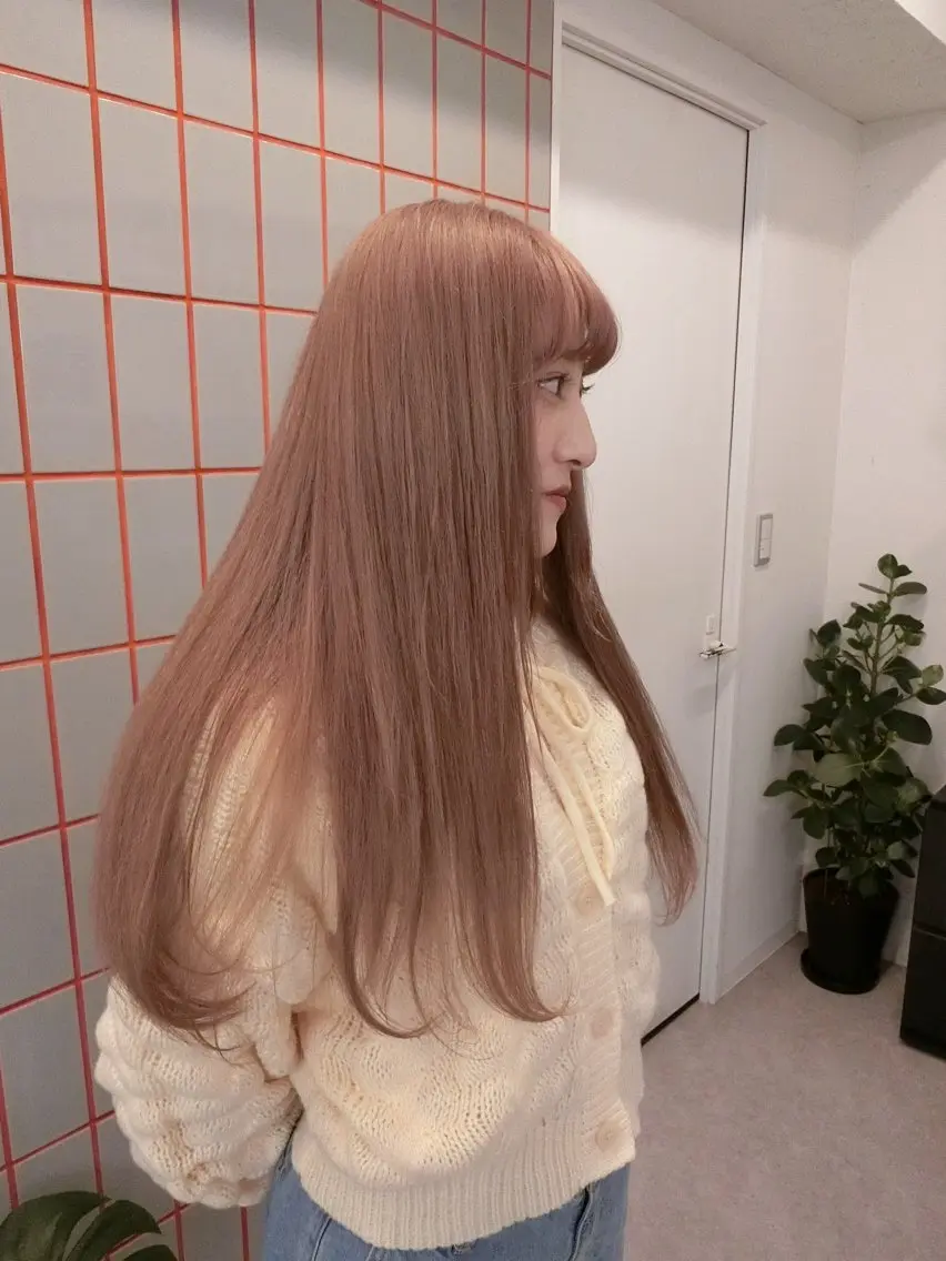 ロング 💍モテる艶髪 透明感カラー💖のヘアスタイル