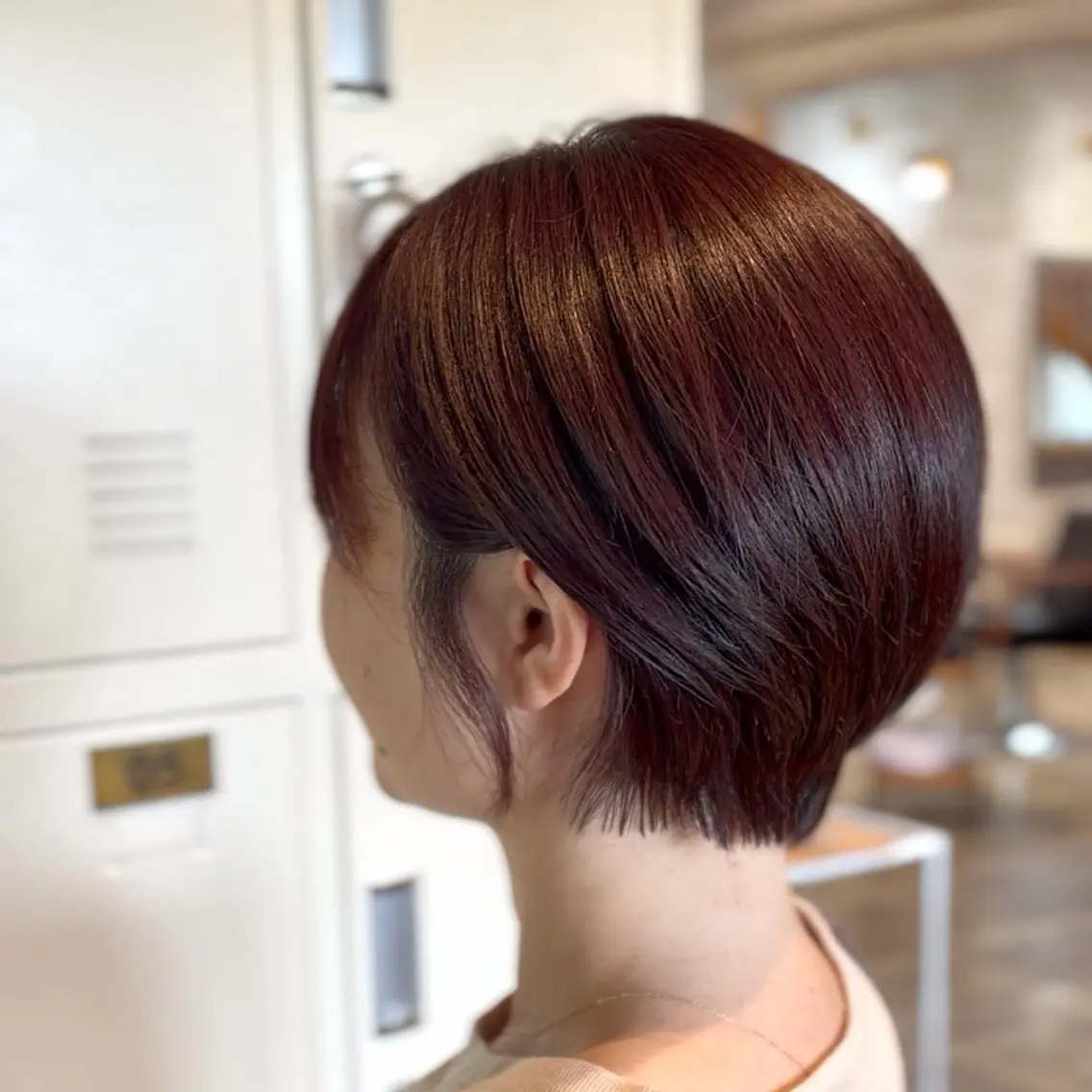ショート カラー カット ヘアカラー トリートメント 🐾自然な縮毛矯正/ レイヤー🐾あんなのヘアスタイル