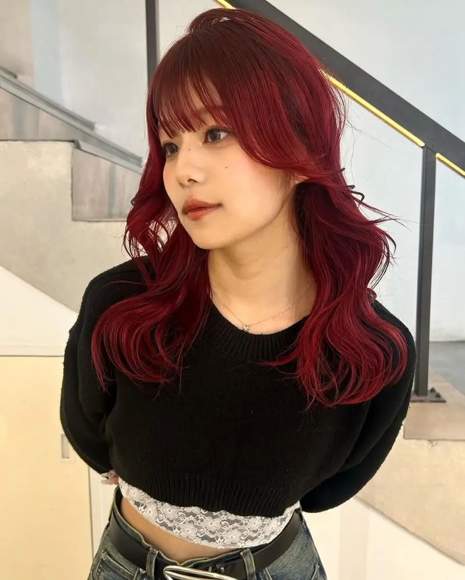 ロング カラー ヘアカラー ⭐️SORA⭐️ nail★colorのネイルデザイン