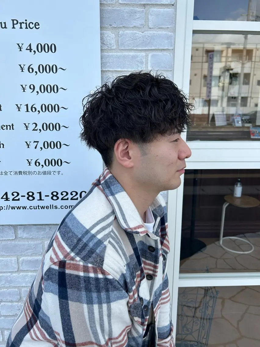 パーマ メンズ カット パーマ 今中紗英 /奈良市/尼ヶ辻のヘアスタイル