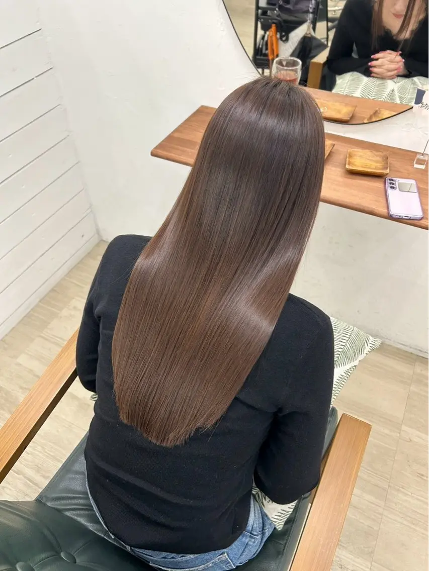 🎀 髪質改善カラー×トリートメント(ワンカラー¦リタッチ¦白髪染め)の写真