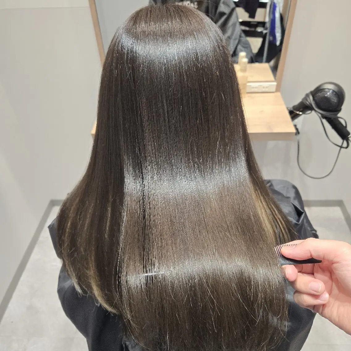 🌟プレミアムメニュー🌟 ゾーンカット+髪質改善ストレート+最高級シナジートリートメントの写真