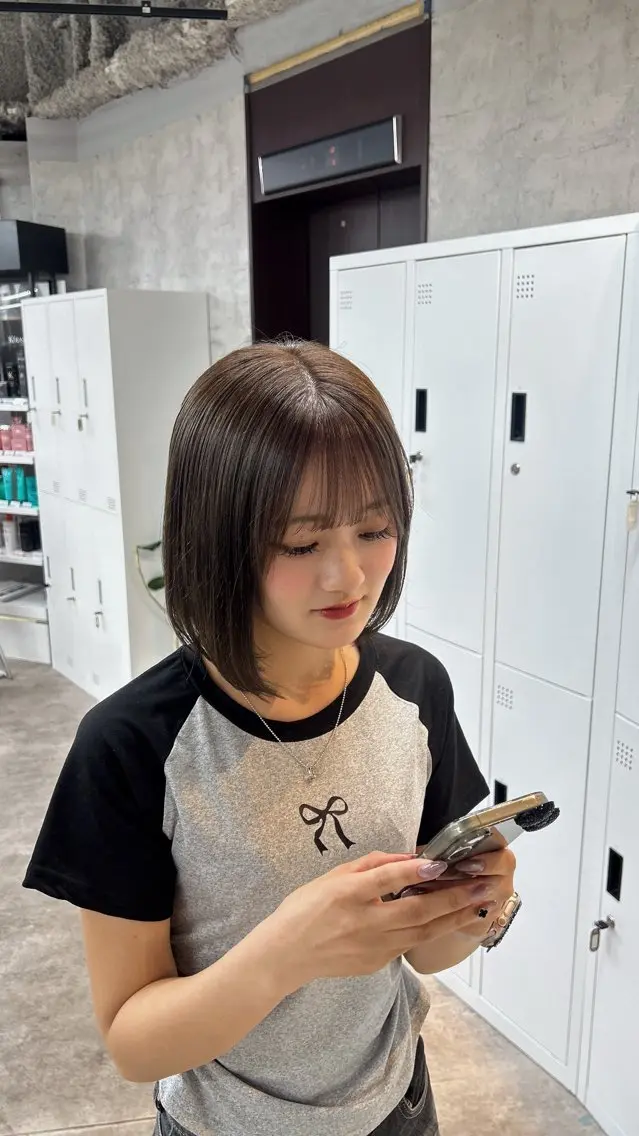 ミディアム ヘアカラー ✩limit まなか ♡カラー♡のヘアスタイル