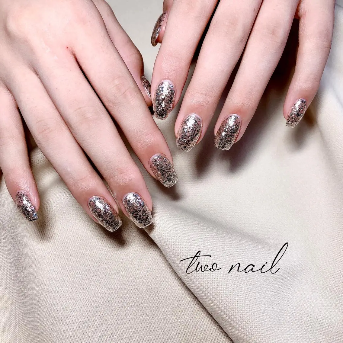 ネイル アートネイル フットネイル ハート ニュアンスネイル ホワイト ハンドネイル two nailのネイルデザイン
