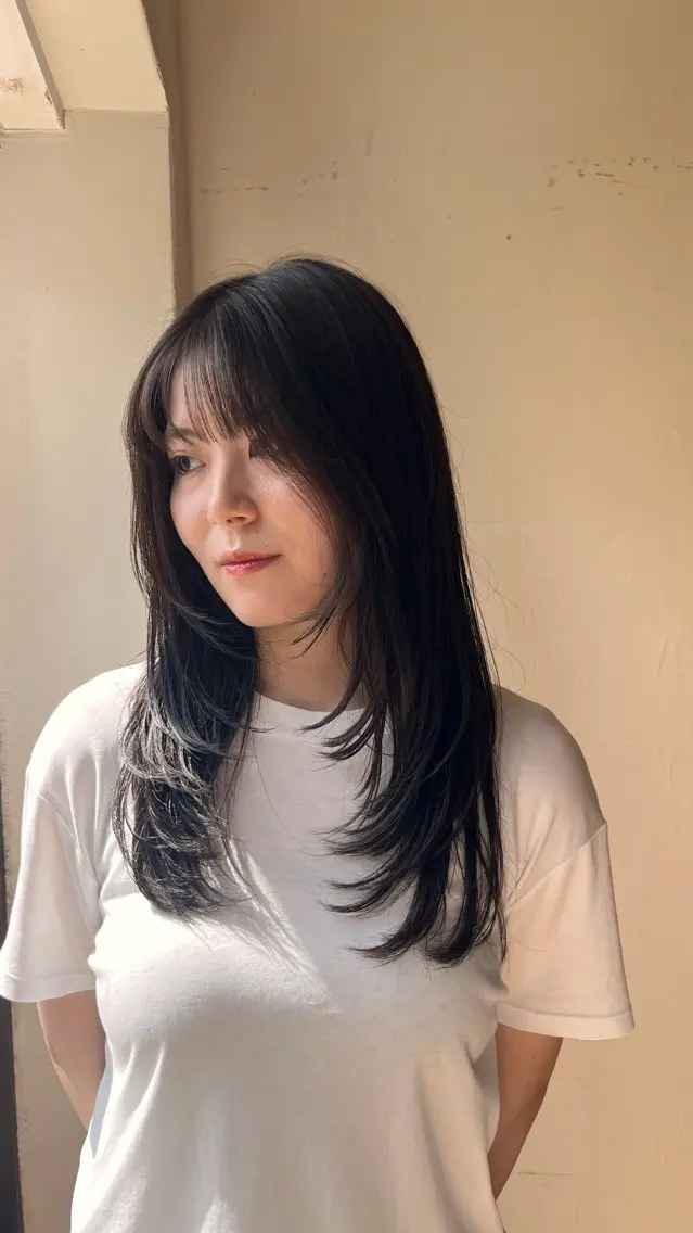 ロング 美容室はなこ/万代 /みなみのヘアスタイル