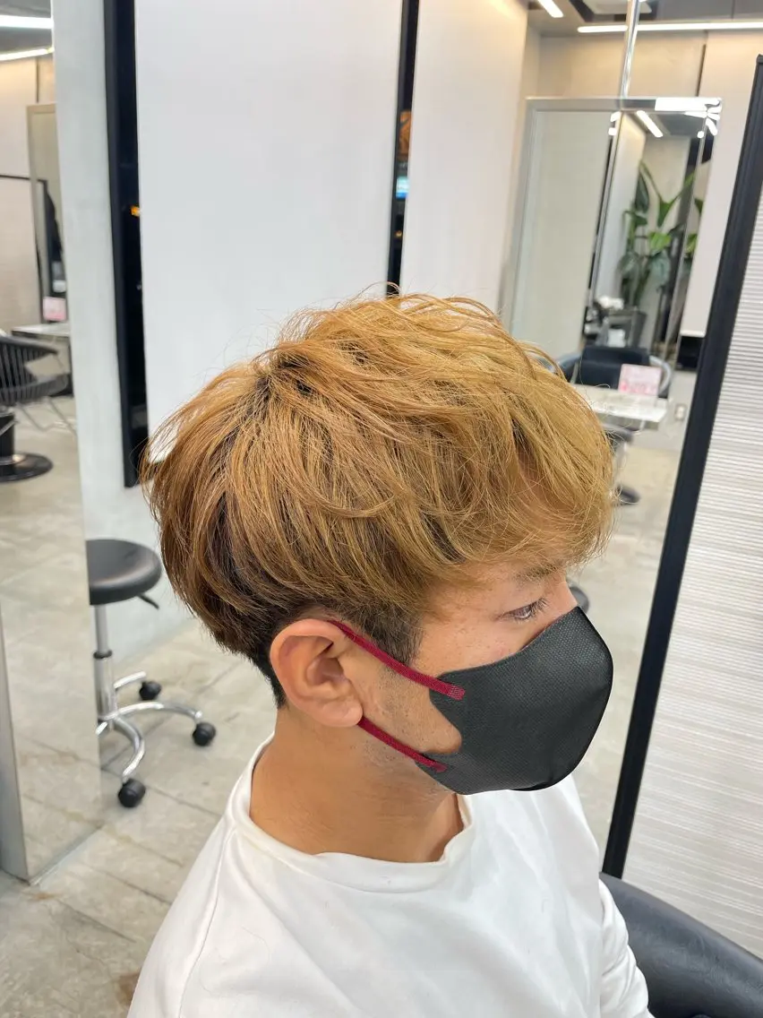 メンズ マッシュ ヘアカラー トリートメント メンズ指名多数 ✂︎松本明日翔のヘアスタイル