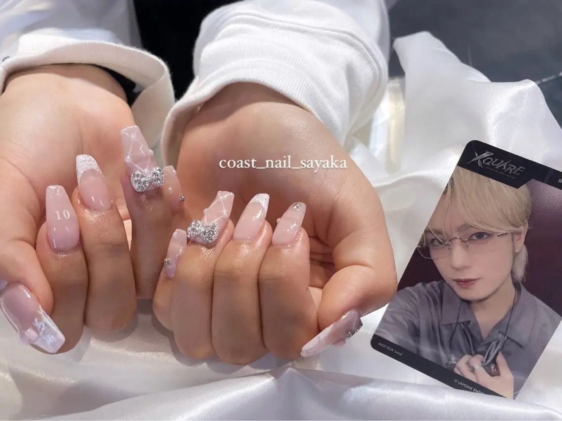 ネイル ハンドネイル HOSHI ⭐️辻堂 /藤沢ガーリーネイルのネイルデザイン