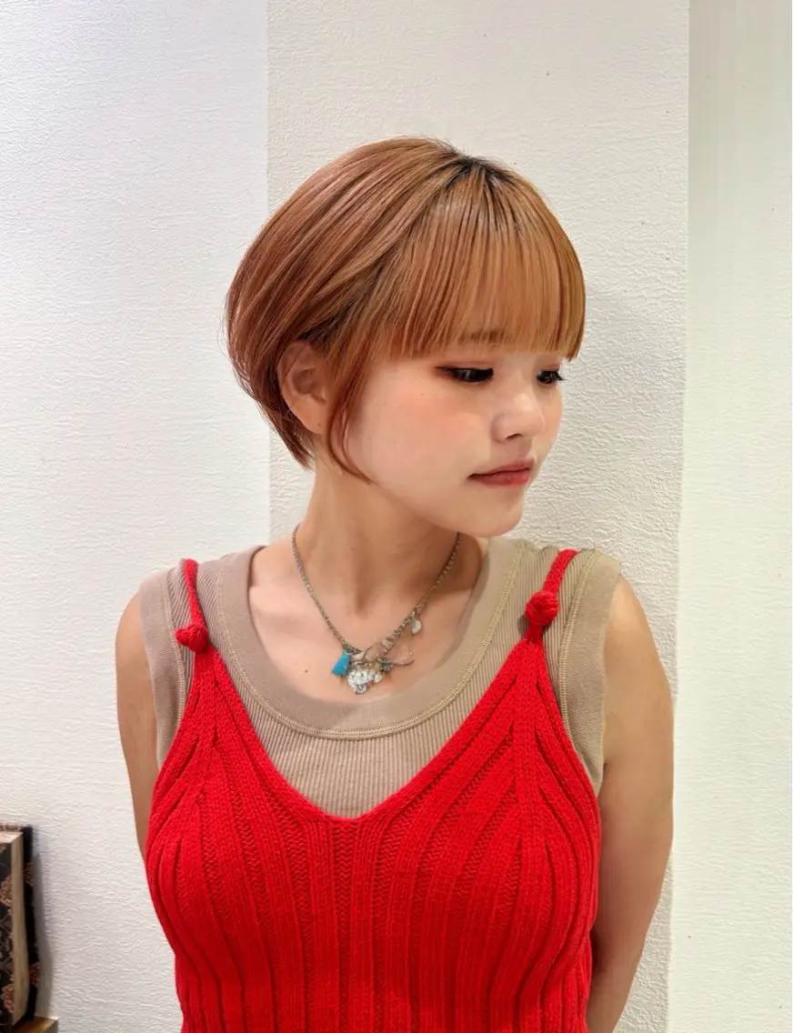 ショート ショートボブ 薄井零のヘアスタイル