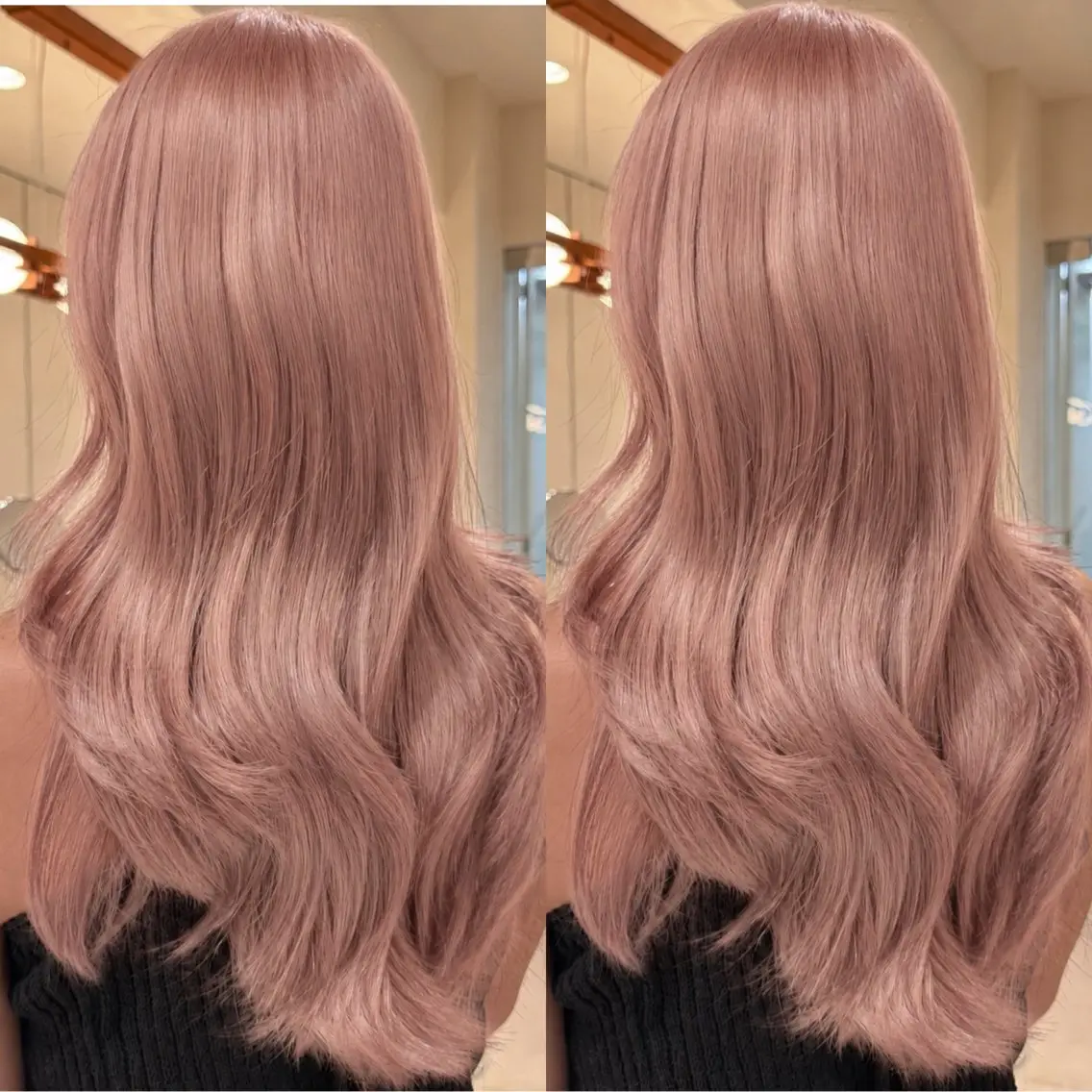 ミディアム カラー ブリーチ ボブ ヘアカラー ブリーチカラー🌟/ ちさとのヘアスタイル