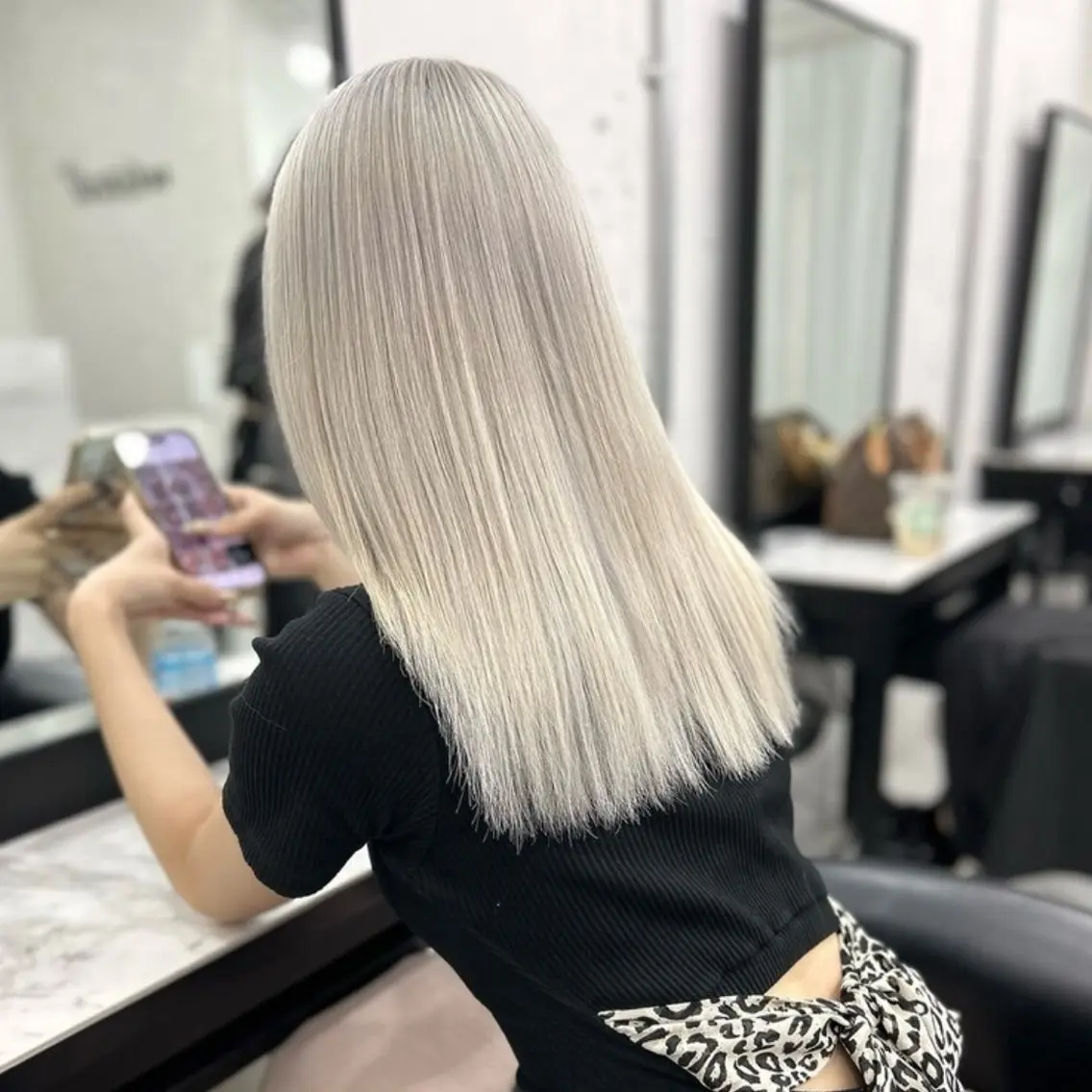 カラー ブリーチ 渋谷/カラー MOCAのヘアスタイル