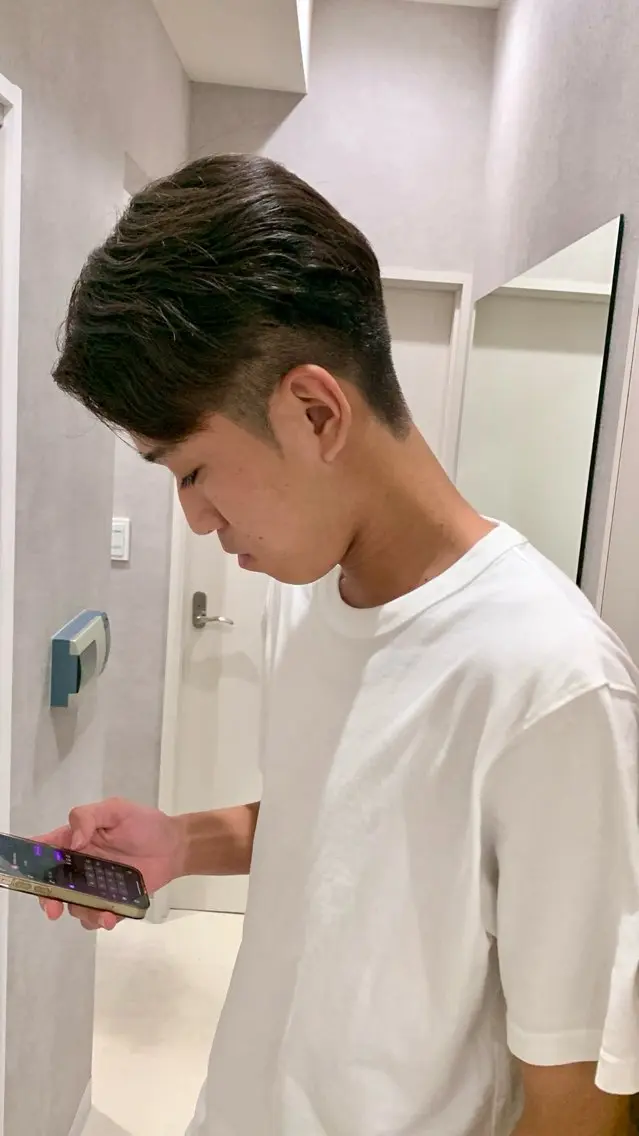 メンズ カット 田中 怜菜のヘアスタイル