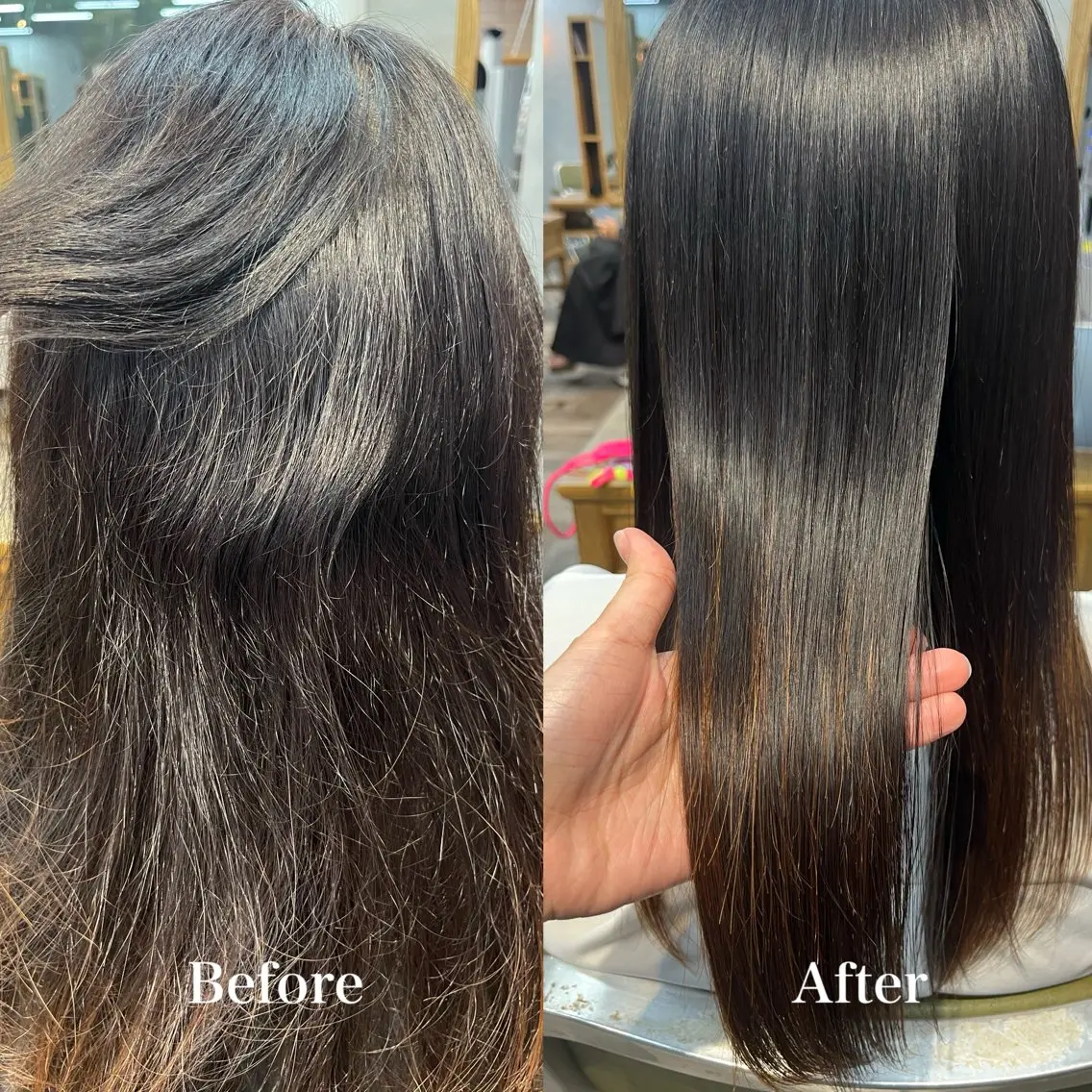 ロング 縮毛矯正 トリートメント 縮毛矯正 トリートメント こと 🐰平塚店のヘアスタイル