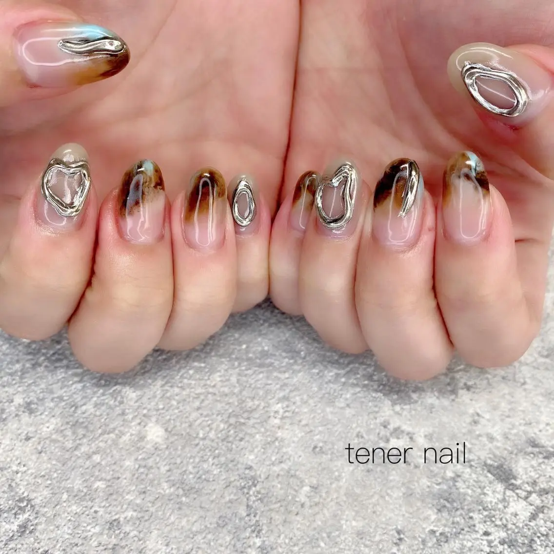 ネイル ニュアンスネイル テネルネイル tener nailのネイルデザイン