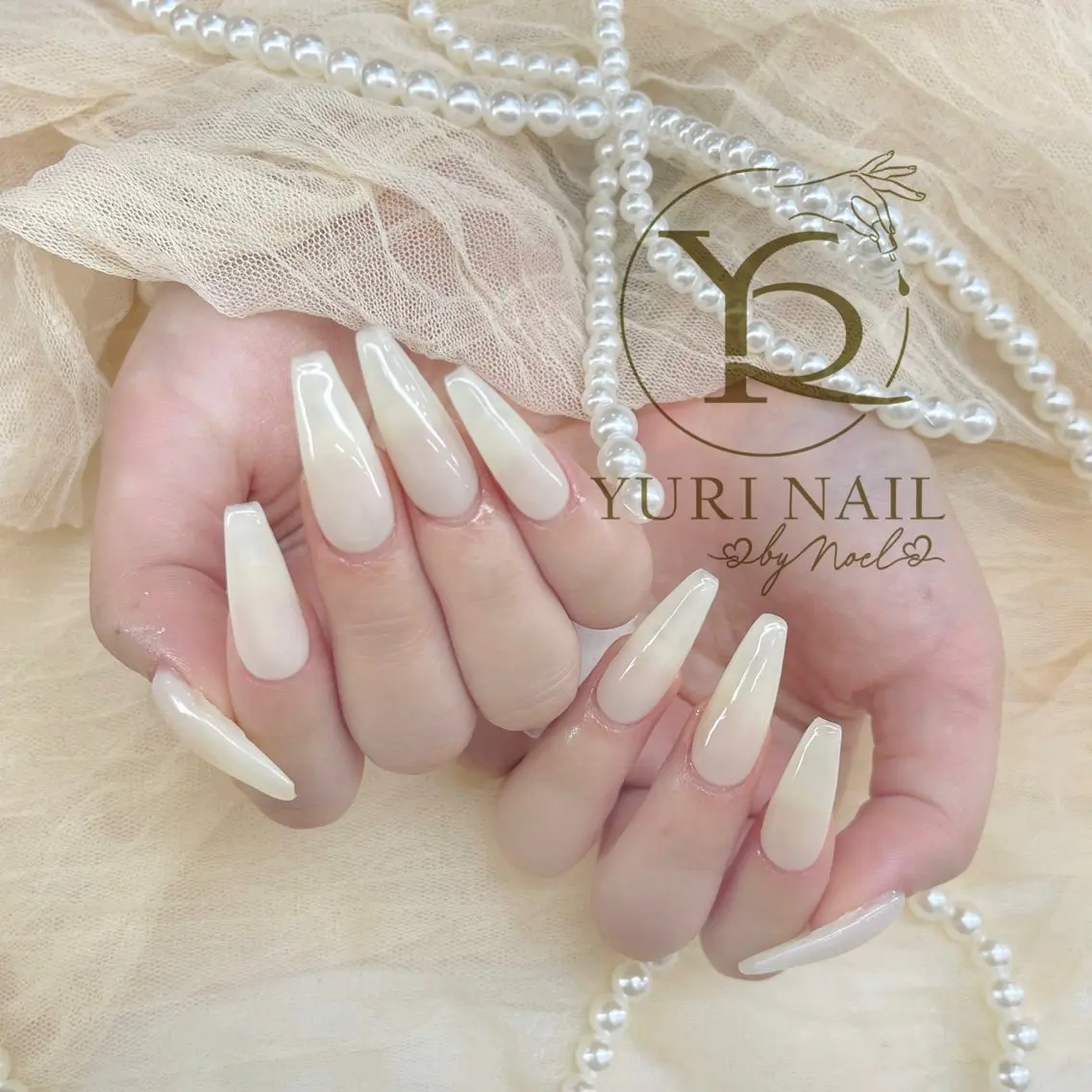 ネイル チークネイル フットネイル フレンチネイル グラデーション キラキラネイル ハンドネイル フットネイル YURI Nail Funabashiのネイルデザイン