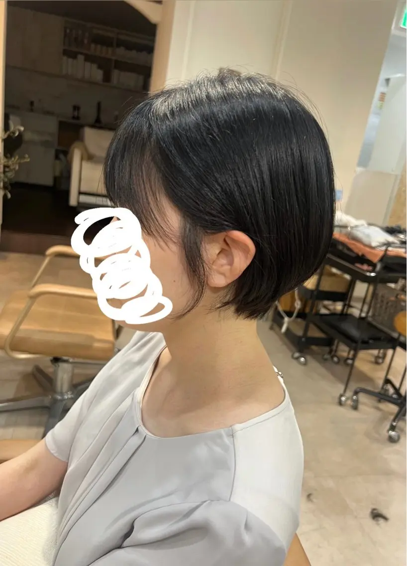 ショート 丸みショート ショートヘア ハラダユウカ flower西明石店のヘアスタイル