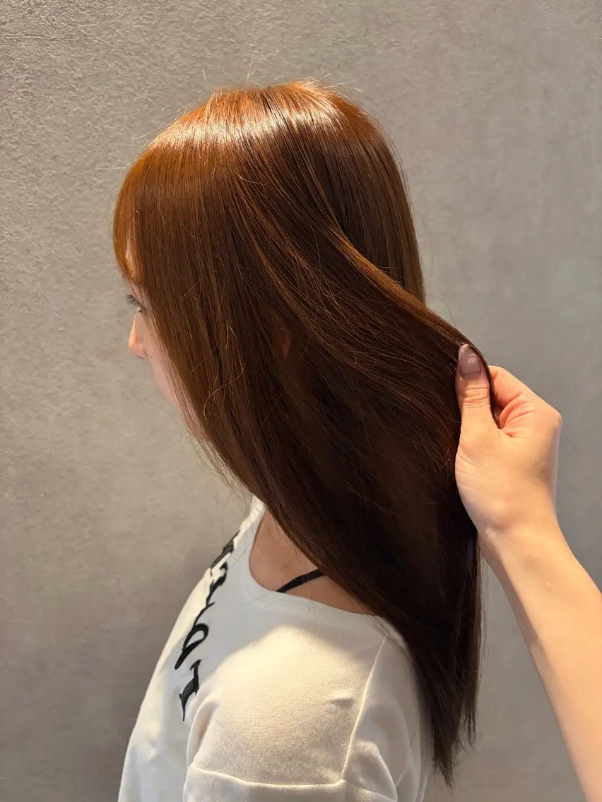 ロング ヘアカラー 木村 友泉のヘアスタイル