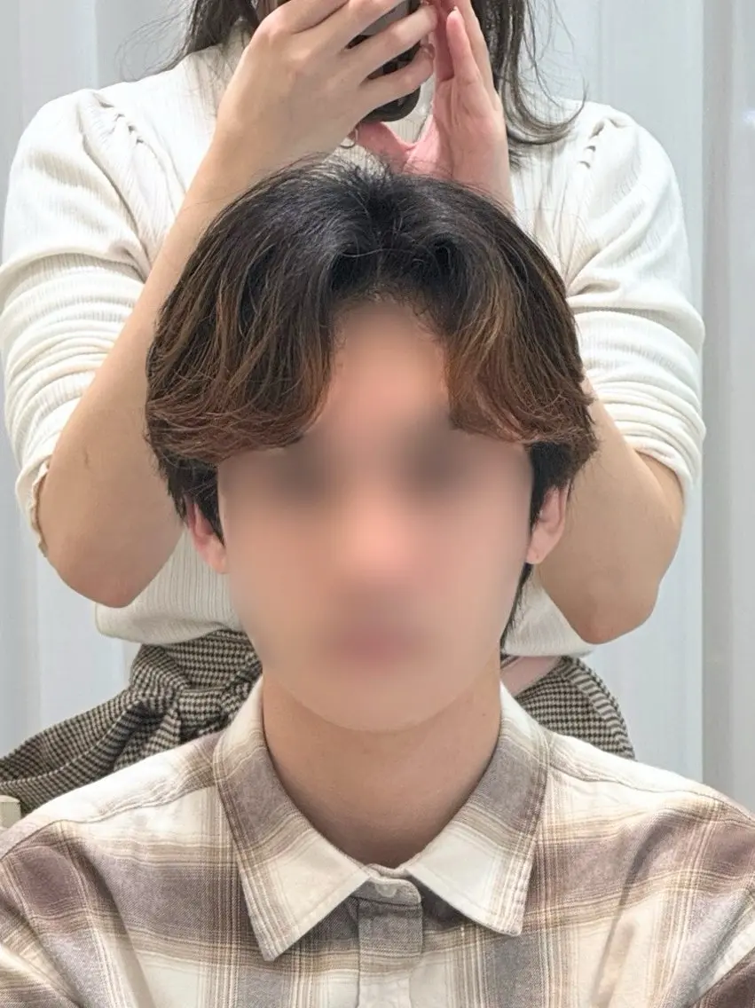 パーマ メンズ 【𝐀𝐬𝐡-池袋 】ひな💭🎀のヘアスタイル