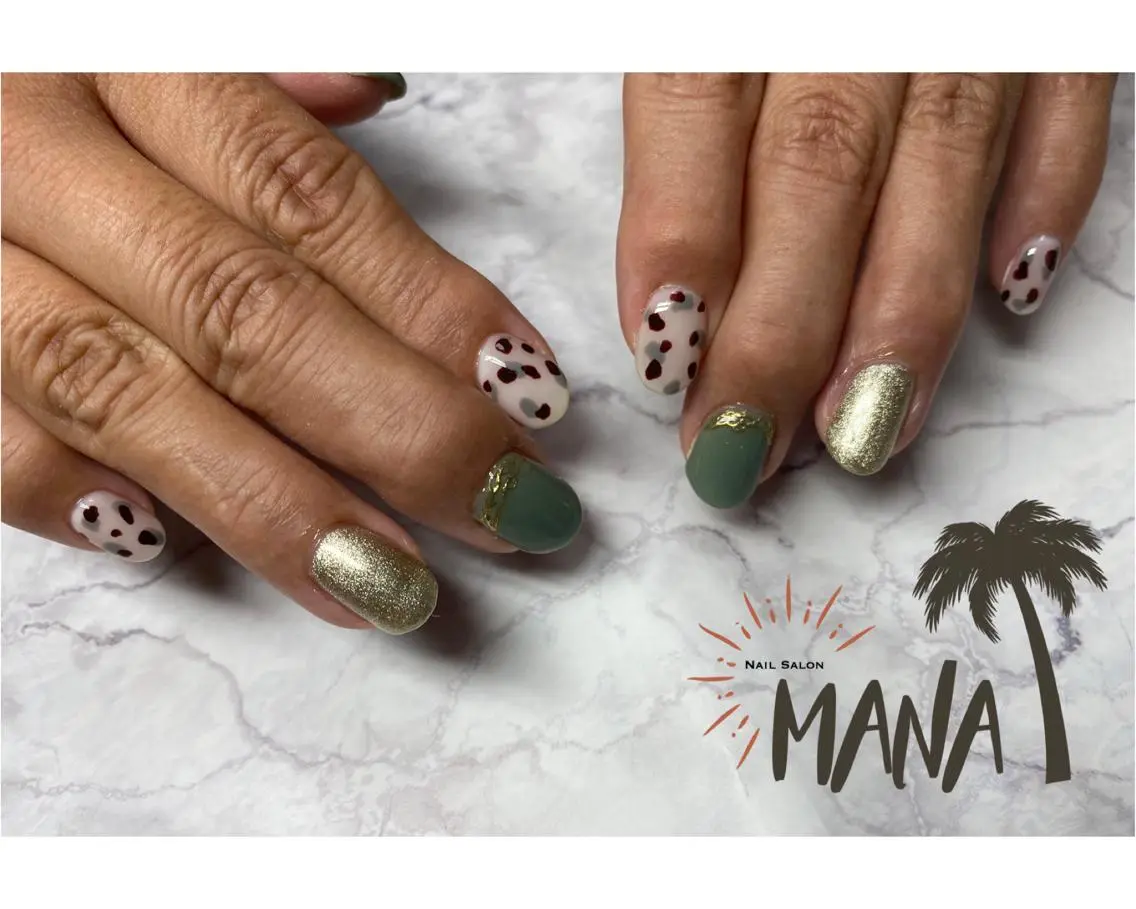 ネイル ハンドネイル Mana‪ ‪·͜· ❤︎‬のネイルデザイン
