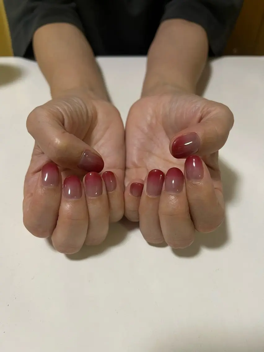 ネイル グラデーション Hi,nail mahoのネイルデザイン