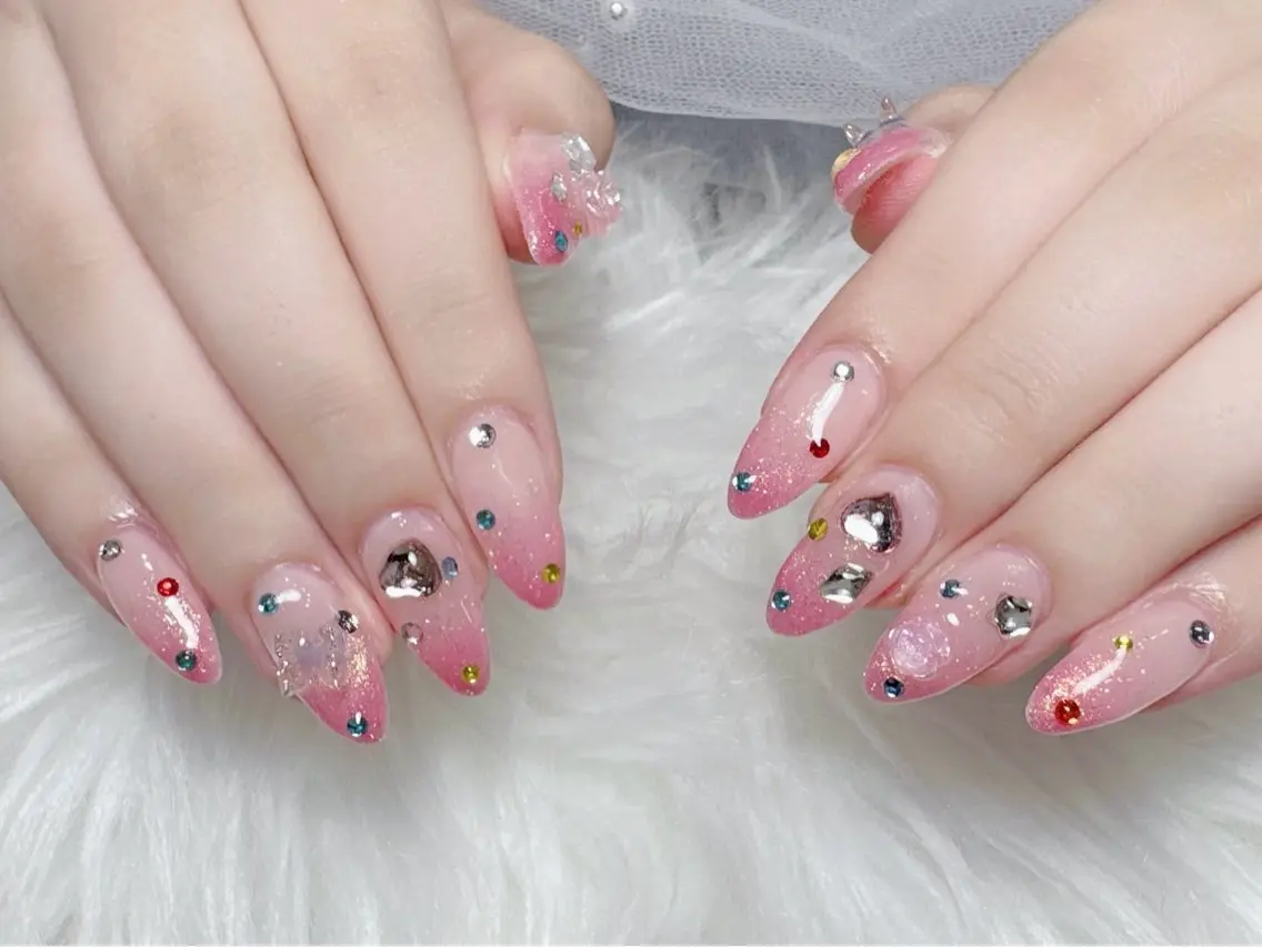 ネイル フットネイル フレンチネイル 韓国ネイル マグネットネイル ニュアンスネイル ハンドネイル ハンドケア Hara Nail 【持ち込みOK】のネイルデザイン