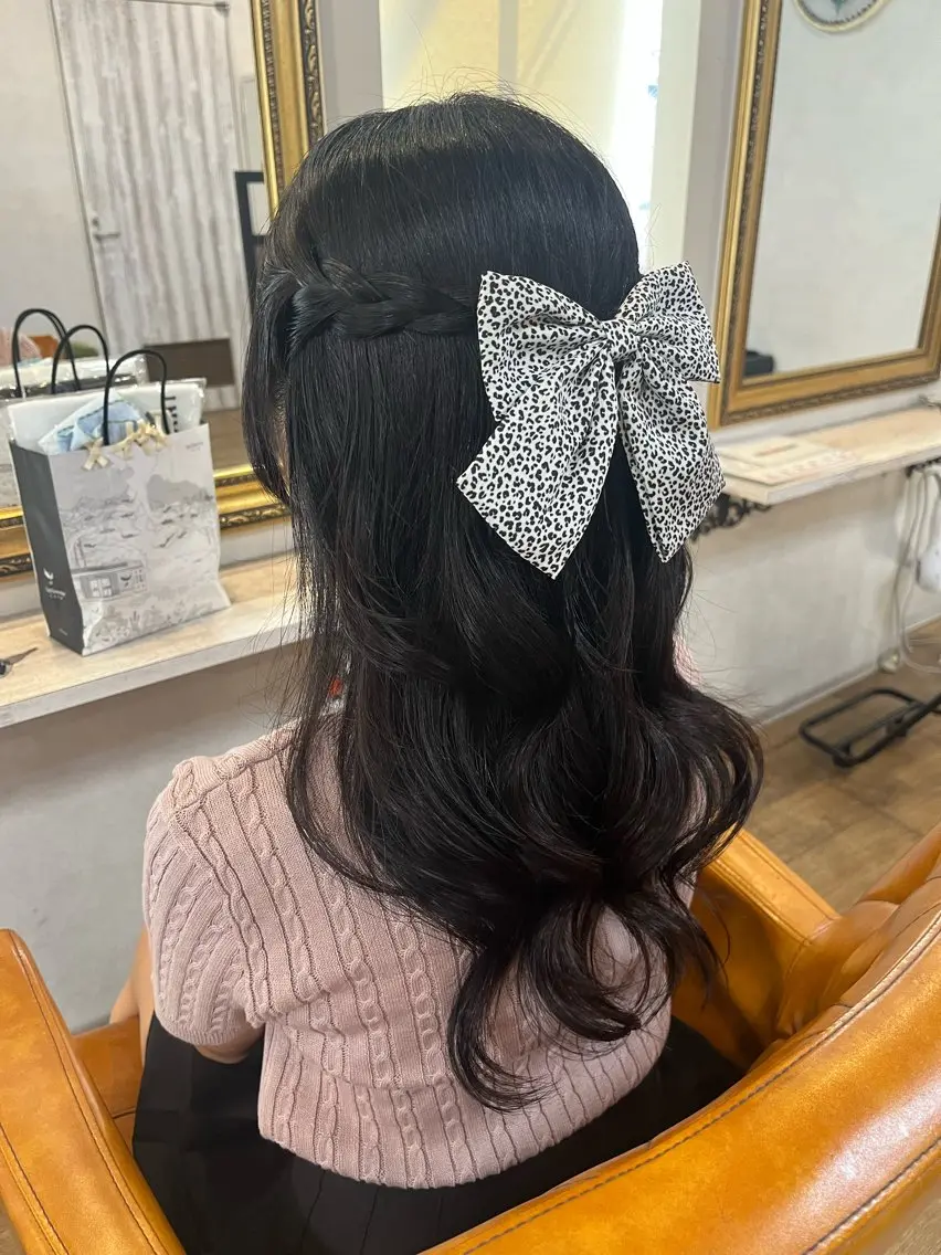 ヘアアレンジ ハーフアップ 🎀 MIYUKIのヘアスタイル
