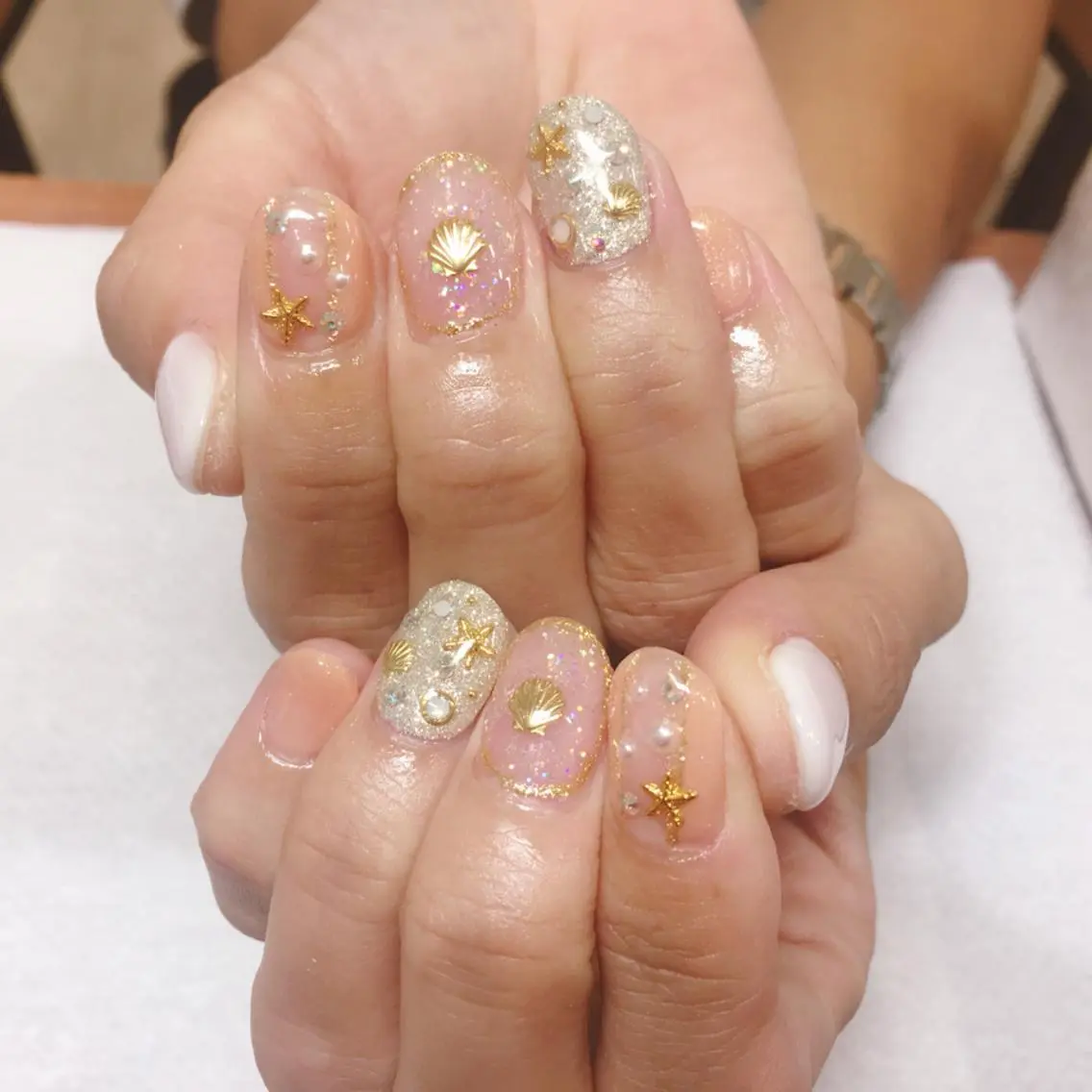 ネイル 夏ネイル Ebina Ryoのネイルデザイン