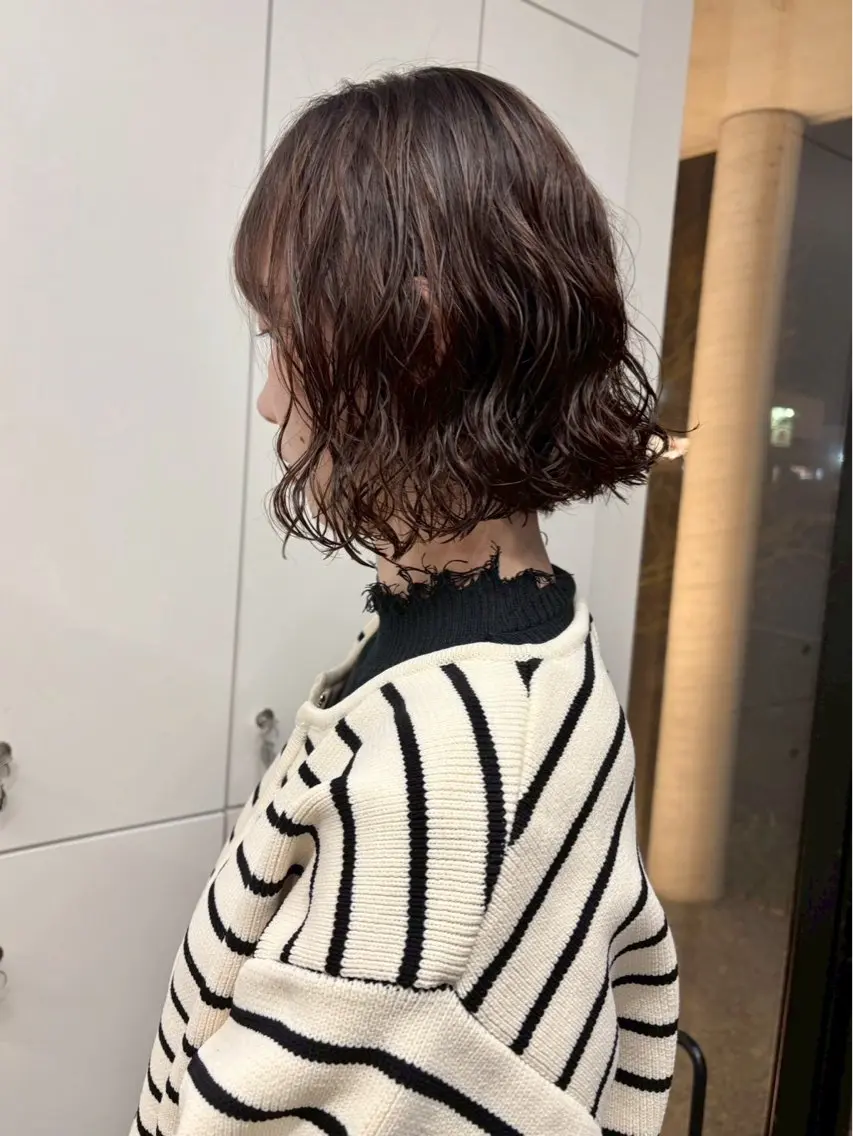 ショート カット パーマ YUIMARL 岡山　HANAのヘアスタイル