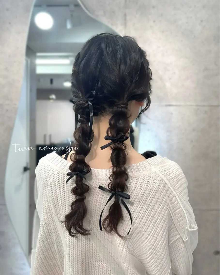 ロング ヘアアレンジ ヘアセット ヘアメイク/髪質改善 🎀Moeri🎀のヘアスタイル