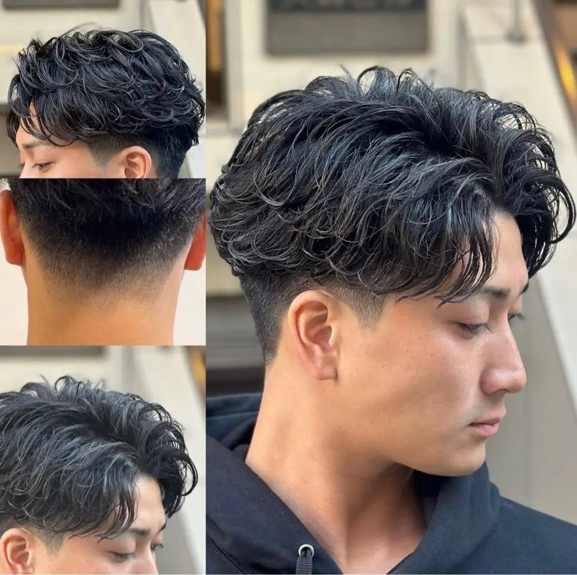 ショート パーマ カット パーマ トミモト アユムのヘアスタイル