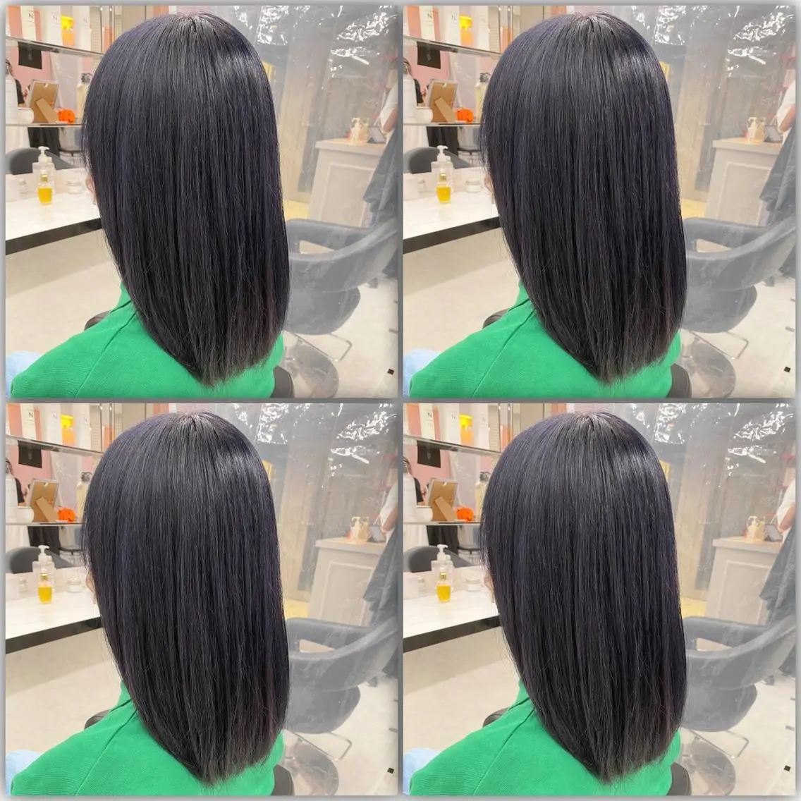 セミロング カラー レイヤーダブルカラー KYONのヘアスタイル