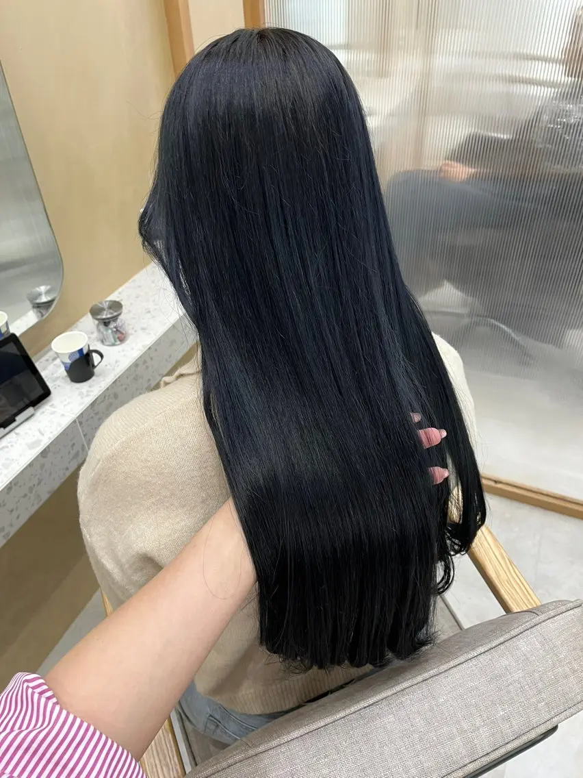 🪻美髪メンテナンス🪻ヒアルロン酸ケアカラー✖️韓国風全体カット✖️髪質改善TRの写真