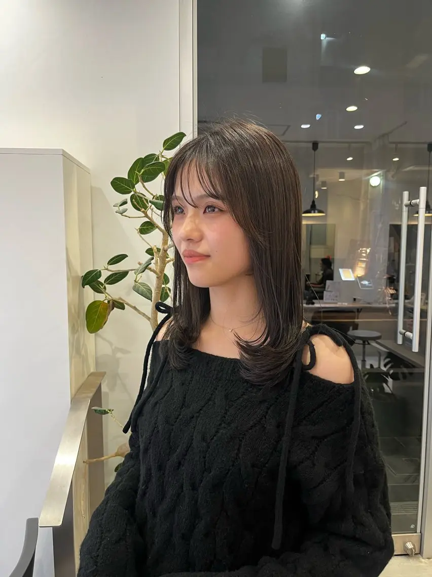 🌥️カット+カラー+プレミアム髪質改善トリートメント🌥️の写真