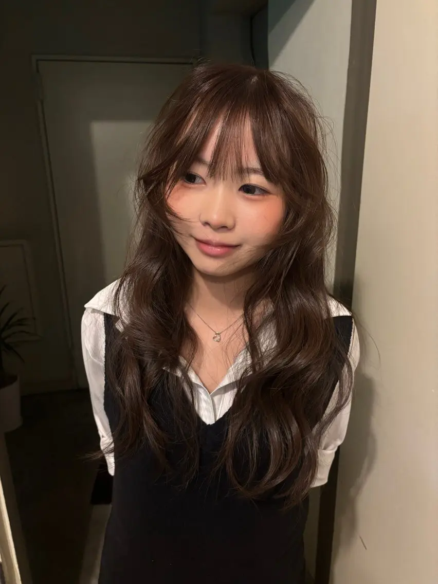 ロング ヘアカラー momo ⋆𐙚 ̊.のヘアスタイル