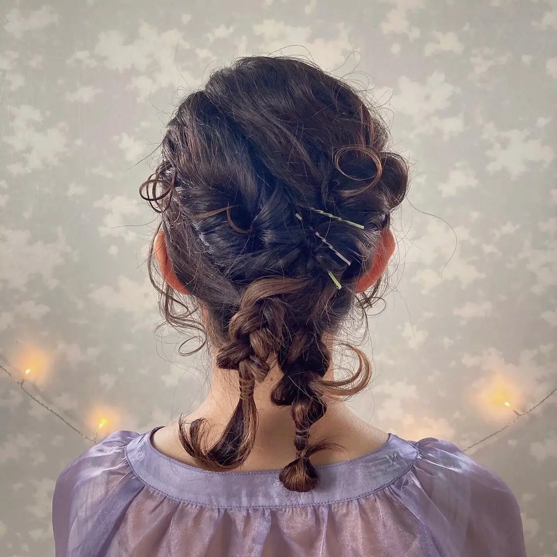 ミディアム ヘアアレンジ 田谷 夏生のヘアスタイル