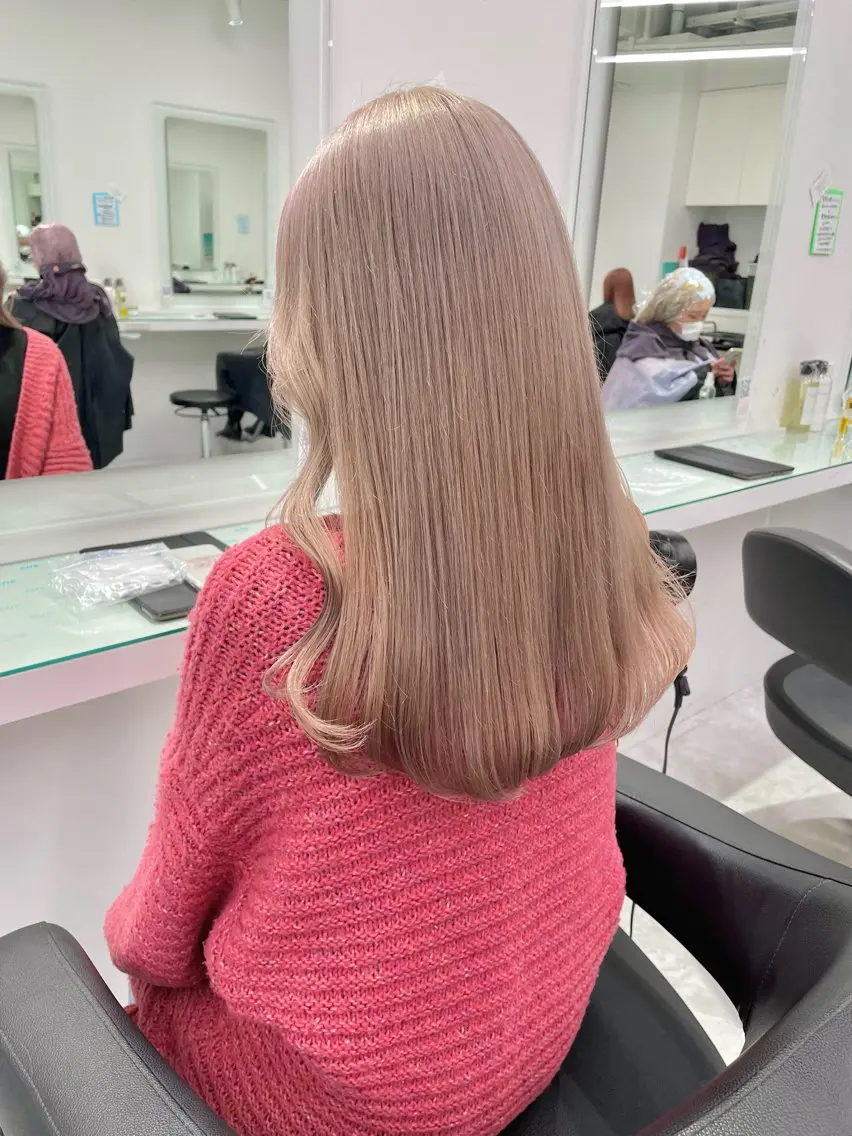 ロング カラー 🎀ブリーチなし/ レイヤーカット🎀のヘアスタイル